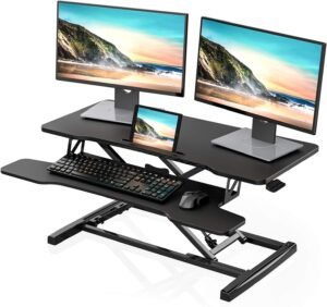 Elevating Productivity and Health: A Comprehensive Review of the FITUEYES Height Adjustable Standing Desk Converter